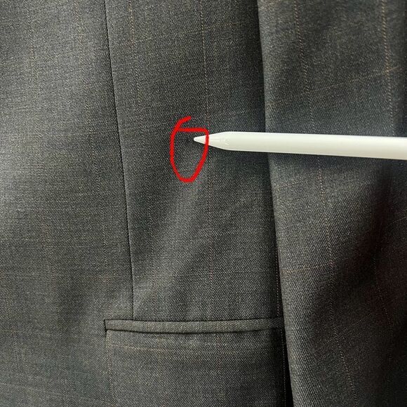 Canali‎ Super 120's Men Wool Suit Jacket Blazer Size 52R/ US 42R - Picture 4 of 16